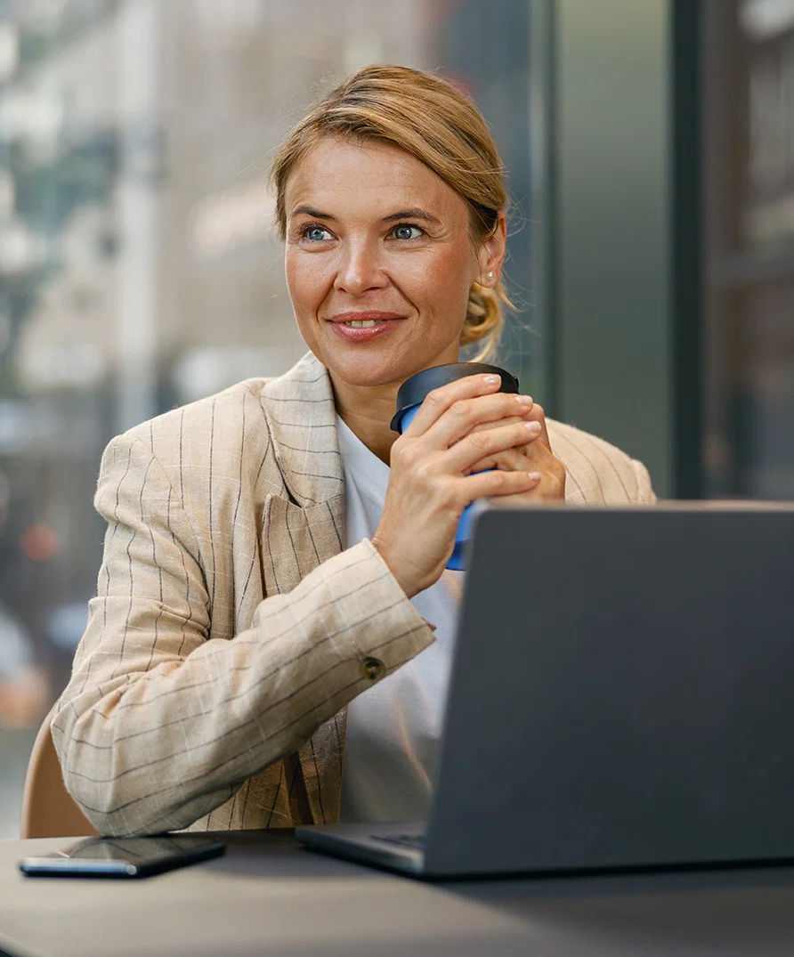 Ilustração do produto VExpenses no hero da página