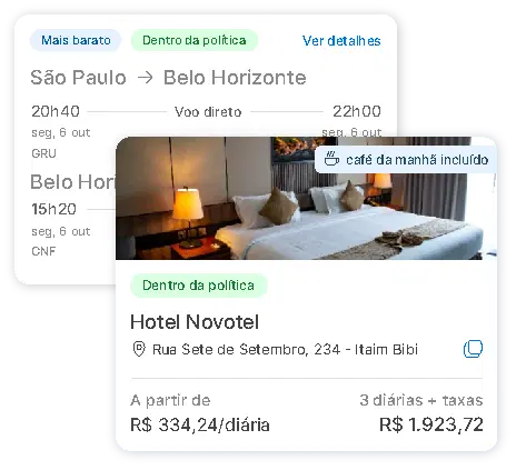 Cartão de viagem VExpenses