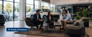controle de despesas da equipe comercial