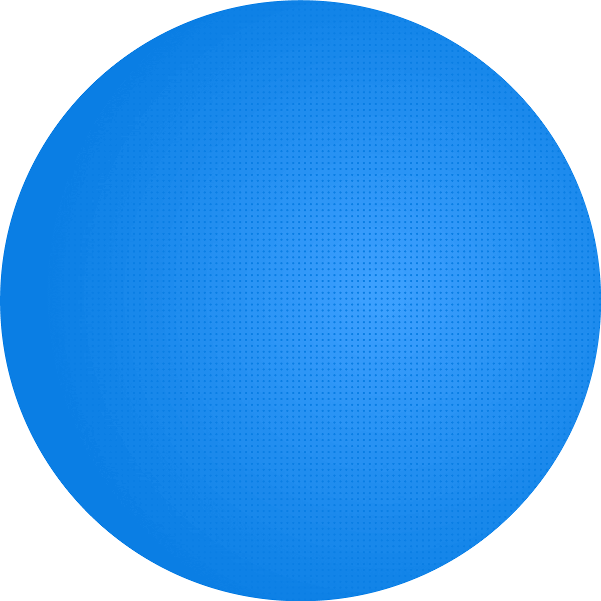 Círculo azul como textura
